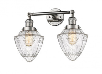 Bullet - 2 Light - 18 inch - Polished Nickel - Adjustable Bath Vanity Light (3442|208-PN-G664-7-LED)