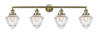 Bullet - 4 Light - 46 inch - Antique Brass - Adjustable Bath Vanity Light (3442|215-AB-G664-7)
