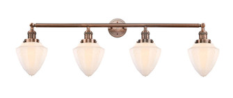 Bullet - 4 Light - 46 inch - Antique Copper - Adjustable Bath Vanity Light (3442|215-AC-G661-7-LED)