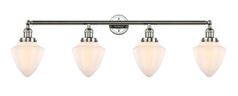 Bullet - 4 Light - 46 inch - Polished Nickel - Adjustable Bath Vanity Light (3442|215-PN-G661-7-LED)
