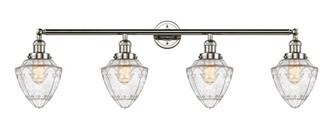 Bullet - 4 Light - 46 inch - Polished Nickel - Adjustable Bath Vanity Light (3442|215-PN-G664-7)