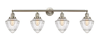 Bullet - 4 Light - 46 inch - Brushed Satin Nickel - Adjustable Bath Vanity Light (3442|215-SN-G664-7-LED)