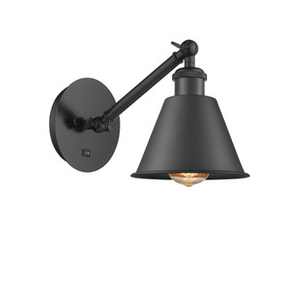 Smithfield - 1 Light - 7 inch - Matte Black - Adjustable Sconce (3442|317-1W-BK-M8)