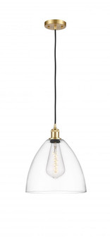 Bristol - 1 Light - 12 inch - Satin Gold - Cord hung - Mini Pendant (3442|516-1P-SG-GBD-122)