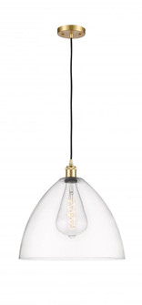 Bristol - 1 Light - 16 inch - Satin Gold - Cord hung - Pendant (3442|516-1P-SG-GBD-162-LED)