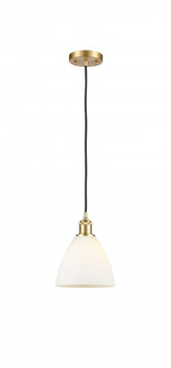 Bristol - 1 Light - 8 inch - Satin Gold - Cord hung - Mini Pendant (3442|516-1P-SG-GBD-751)