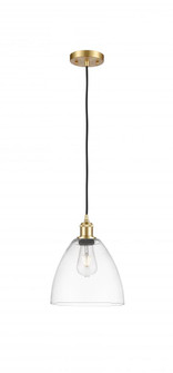 Bristol - 1 Light - 9 inch - Satin Gold - Cord hung - Mini Pendant (3442|516-1P-SG-GBD-92)
