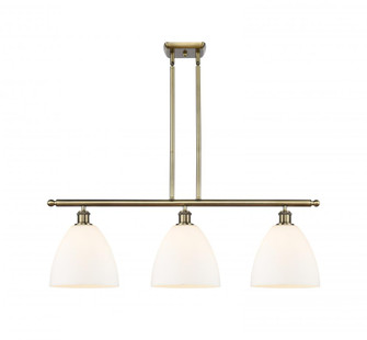 Bristol - 3 Light - 36 inch - Antique Brass - Stem hung - Island Light (3442|516-3I-AB-GBD-91-LED)