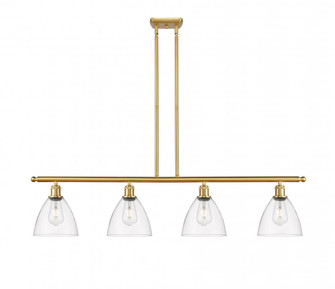 Bristol - 4 Light - 48 inch - Satin Gold - Stem hung - Island Light (3442|516-4I-SG-GBD-752-LED)