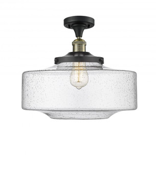 Bridgeton - 1 Light - 16 inch - Black Antique Brass - Semi-Flush Mount (3442|517-1CH-BAB-G694-16)
