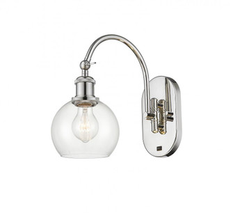 Athens - 1 Light - 6 inch - Polished Nickel - Adjustable Swing Arm (3442|518-1W-PN-G122-6)