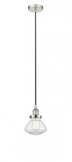 Olean - 1 Light - 7 inch - Polished Nickel - Cord hung - Mini Pendant (3442|616-1PH-PN-G322)