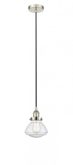 Olean - 1 Light - 7 inch - Polished Nickel - Cord hung - Mini Pendant (3442|616-1PH-PN-G324-LED)