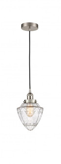 Bullet - 1 Light - 7 inch - Brushed Satin Nickel - Cord hung - Mini Pendant (3442|616-1PH-SN-G664-7)