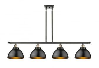 Derby - 4 Light - 48 inch - Black Antique Brass - Stem Hung - Island Light (3442|916-4I-BAB-MFD-10-BK)