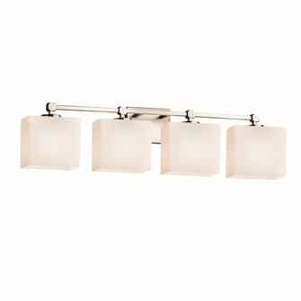 Tetra 4-Light Bath Bar (254|FSN-8424-55-OPAL-NCKL)