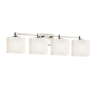 Tetra 4-Light LED Bath Bar (254|FSN-8424-55-OPAL-NCKL-LED4-2800)