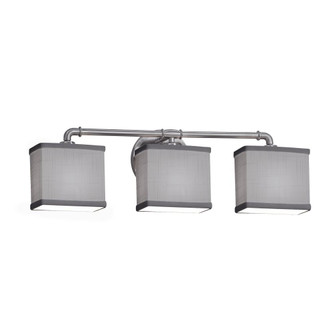 Bronx 3-Light Bath Bar (254|FAB-8463-55-GRAY-NCKL)