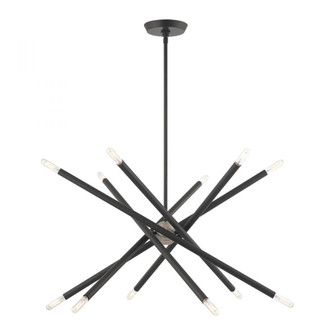 12 Lt Scandinavian Gray Chandelier (108|46776-76)