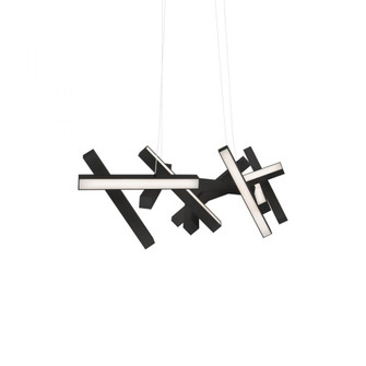 Chaos Linear Pendant (3612|PD-64848-BK)