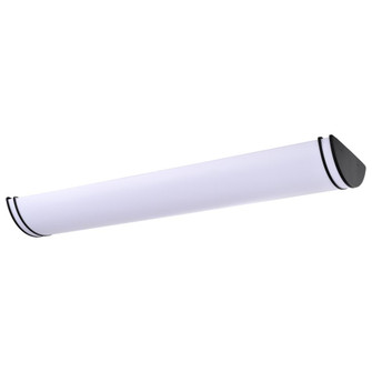 Glamour LED 50 inch; Linear Flush Mount Fixture; Black Finish; CCT Selectable 3K/4K/5K (81|62/1740)