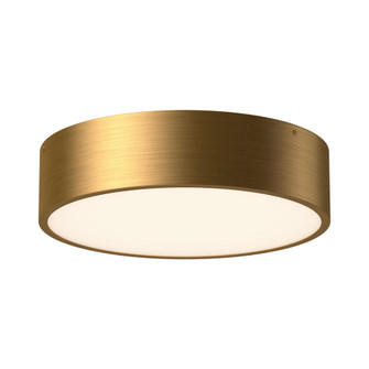 Brisbane 16-in Aged Gold 3 Lights Flush Mount (7713|FM556016AG)