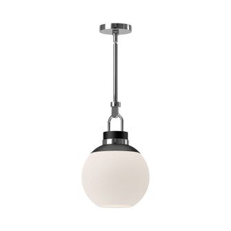 Copperfield 12-in Chrome/Opal Matte Glass 1 Light Socket Pendant (7713|PD520512CHOP)
