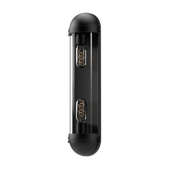 Cyrus 6-in Clear Glass/Matte Black 2 Lights Damp-Rated Vanity Light (7713|VL539221MBCL)