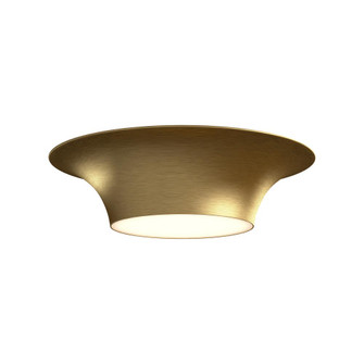 Emiko 16-in Brushed Gold 2 Lights Flush Mount (7713|FM523016BG)