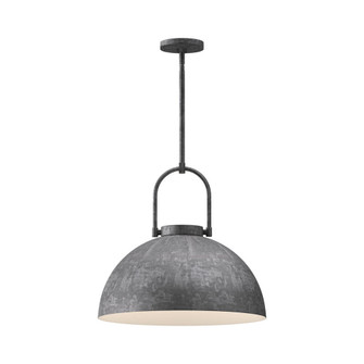 Harper 16-in Steel Shade 1 Light Pendant (7713|PD504016SL)