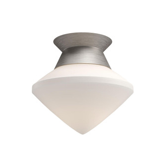 Nora 8-in Brushed Nickel/Opal Matte Glass 1 Light Flush Mount (7713|FM537508BNOP)