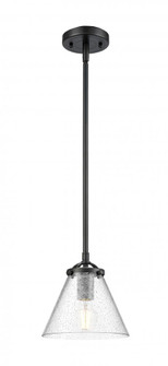 Cone - 1 Light - 8 inch - Oil Rubbed Bronze - Stem hung - Mini Pendant (3442|284-1S-OB-G44)