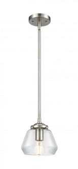 Fulton - 1 Light - 7 inch - Brushed Satin Nickel - Stem hung - Mini Pendant (3442|284-1S-SN-G172)