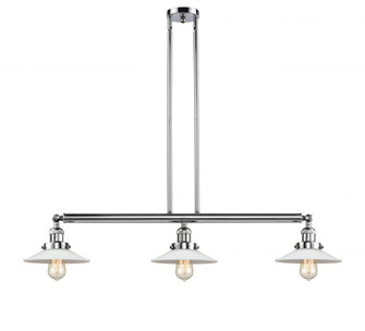 Halophane - 3 Light - 41 inch - Polished Nickel - Stem Hung - Adjustable Island Light (3442|213-PN-G1-LED)