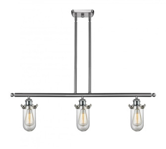 Kingsbury - 3 Light - 36 inch - Brushed Satin Nickel - Stem hung - Island Light (3442|516-3I-SN-CE231-CL)