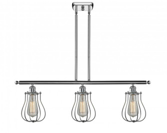Muselet - 3 Light - 36 inch - Polished Chrome - Stem hung - Island Light (3442|516-3I-PC-CE513-LED)