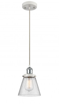Cone - 1 Light - 6 inch - White Polished Chrome - Cord hung - Mini Pendant (3442|916-1P-WPC-G64-LED)