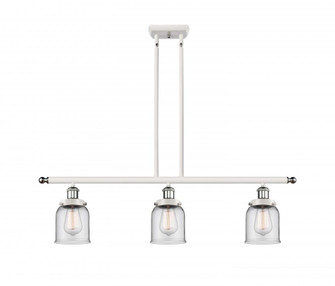 Bell - 3 Light - 36 inch - White Polished Chrome - Stem Hung - Island Light (3442|916-3I-WPC-G52)
