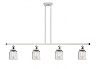 Bell - 4 Light - 48 inch - White Polished Chrome - Stem Hung - Island Light (3442|916-4I-WPC-G52-LED)
