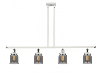 Bell - 4 Light - 48 inch - White Polished Chrome - Stem Hung - Island Light (3442|916-4I-WPC-G53)