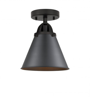 Appalachian - 1 Light - 8 inch - Matte Black - Semi-Flush Mount (3442|288-1C-BK-M13-BK-LED)