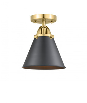 Appalachian - 1 Light - 8 inch - Satin Gold - Semi-Flush Mount (3442|288-1C-SG-M13-BK)