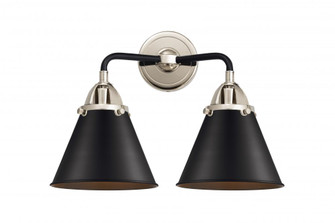 Appalachian - 2 Light - 16 inch - Black Polished Nickel - Bath Vanity Light (3442|288-2W-BPN-M13-BK)