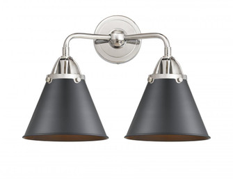Appalachian - 2 Light - 16 inch - Polished Chrome - Bath Vanity Light (3442|288-2W-PC-M13-BK-LED)