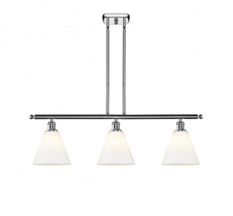 Berkshire - 3 Light - 36 inch - Polished Chrome - Stem hung - Island Light (3442|516-3I-PC-GBC-81)