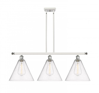 Berkshire - 3 Light - 39 inch - White Polished Chrome - Cord hung - Island Light (3442|516-3I-WPC-GBC-124)