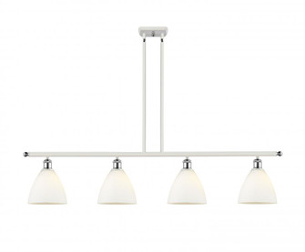 Bristol - 4 Light - 48 inch - White Polished Chrome - Stem hung - Island Light (3442|516-4I-WPC-GBD-751)