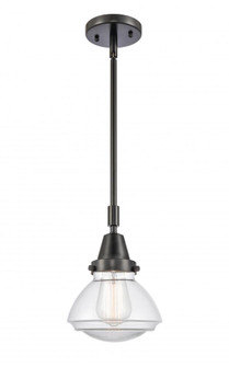 Olean - 1 Light - 7 inch - Matte Black - Mini Pendant (3442|447-1S-BK-G322-LED)