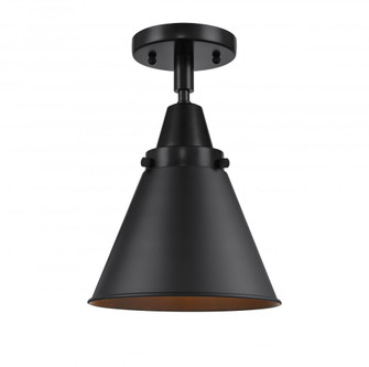 Appalachian - 1 Light - 8 inch - Matte Black - Semi-Flush Mount (3442|447-1C-BK-M13-BK-LED)