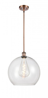 Athens - 1 Light - 14 inch - Antique Copper - Pendant (3442|516-1S-AC-G122-14)